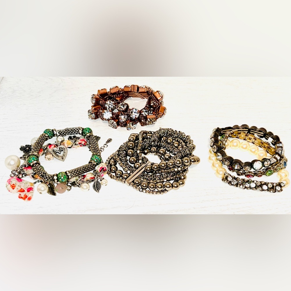 Beautiful Array of Multi-Color Bracelets LOT - Picture 3 of 16